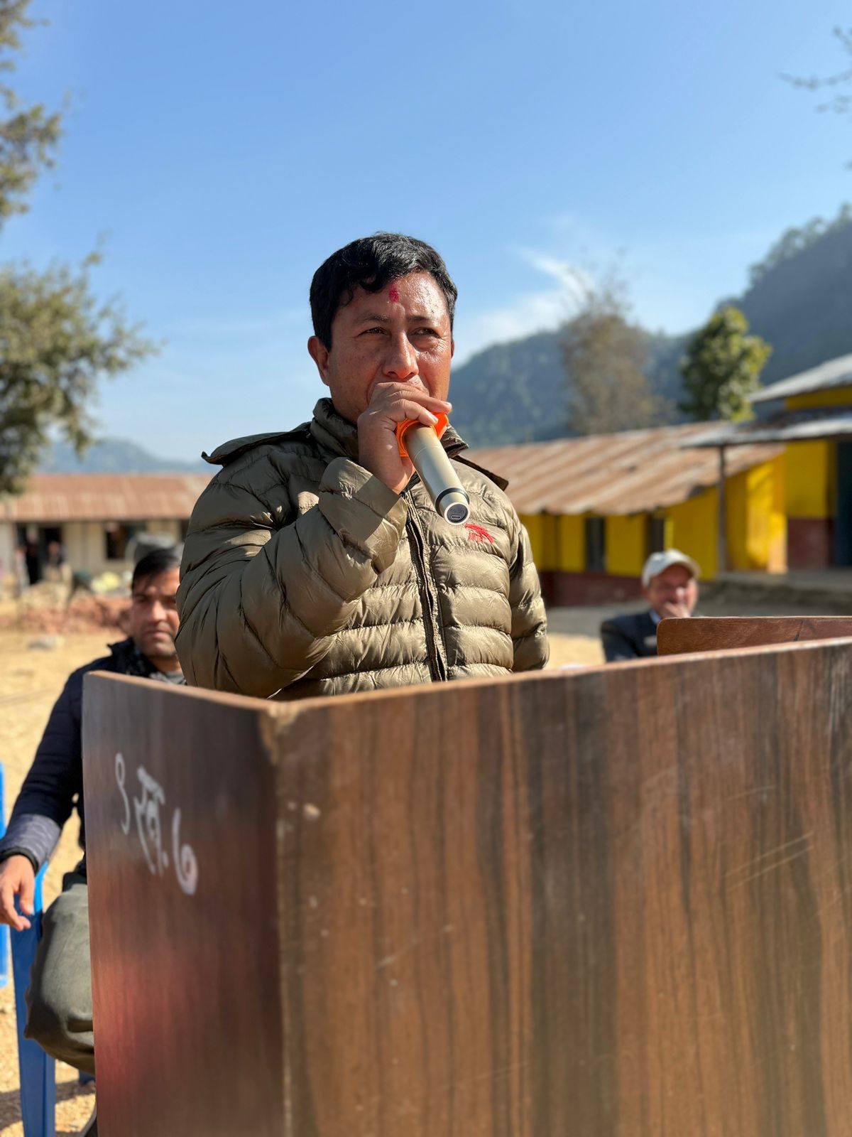 School Management Chairman Jiblal Khatri